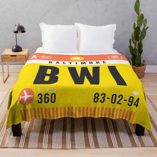 Item preview, Luggage Tag A - BWI Baltimore USA designed and sold by VoodooCircus.