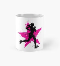 Female runner with star Classic Mug