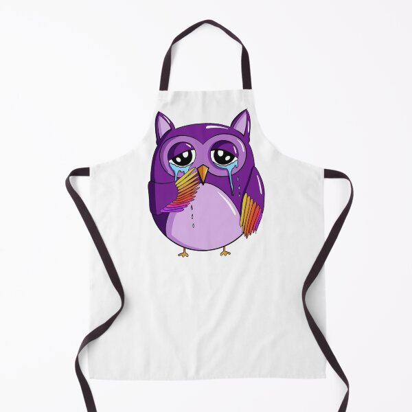 Item preview, Sad Little Fat Purple Owl With Saying Owl Yet designed and sold by Cedinho.