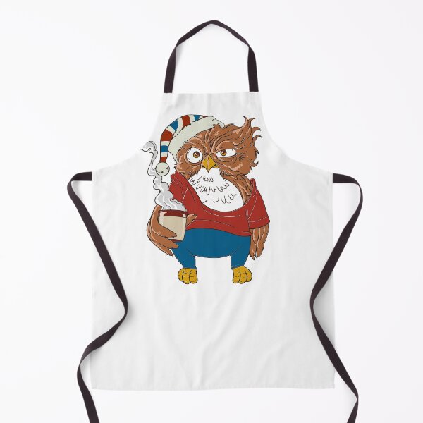 Item preview, Morning grumpy owl with coffee owl But no desire to get up designed and sold by Cedinho.