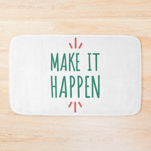 Item preview, Make it happen motivational sticker designed and sold by spsahu.