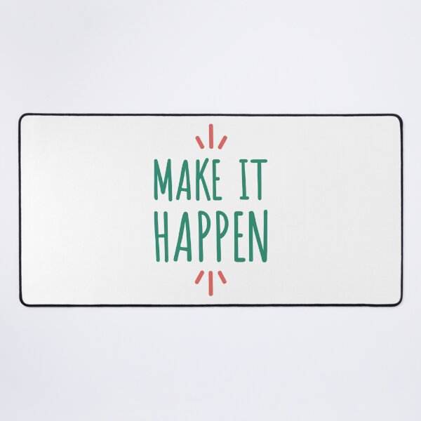 Item preview, Make it happen motivational sticker designed and sold by spsahu.