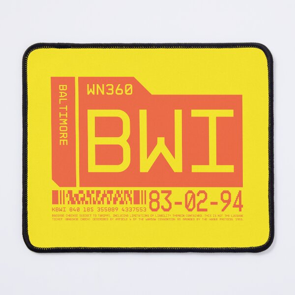 Item preview, Luggage Tag C - BWI Baltimore USA designed and sold by VoodooCircus.