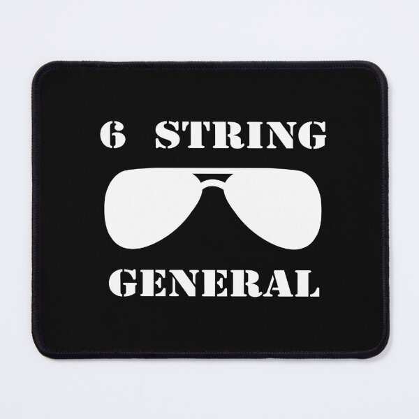 Item preview, 6 String General (White Text) designed and sold by Airwear 6.0.