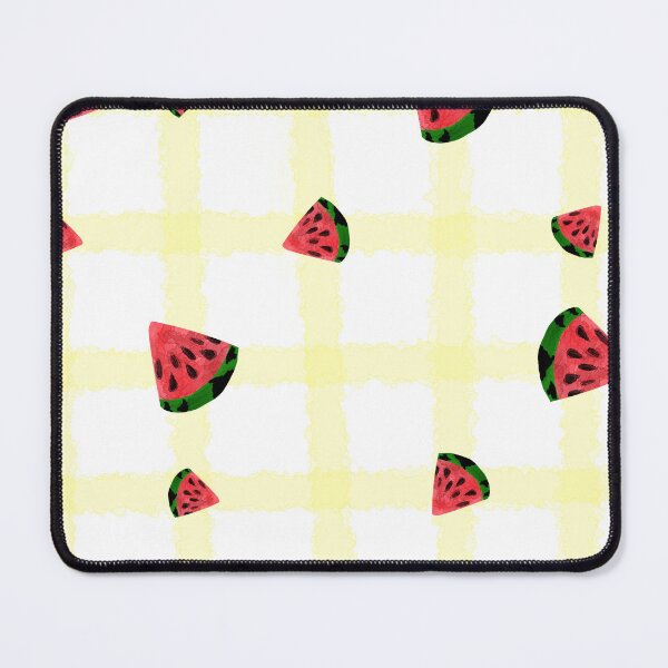 Item preview, Watermelon yellow checkered pattern designed and sold by Kristoffersson.