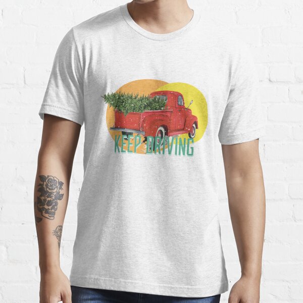 Keep Driving Water Colour Essential T-Shirt