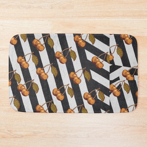 Item preview, Golden Vintage Cherry Pattern Retro Collection  designed and sold by tagmoj.