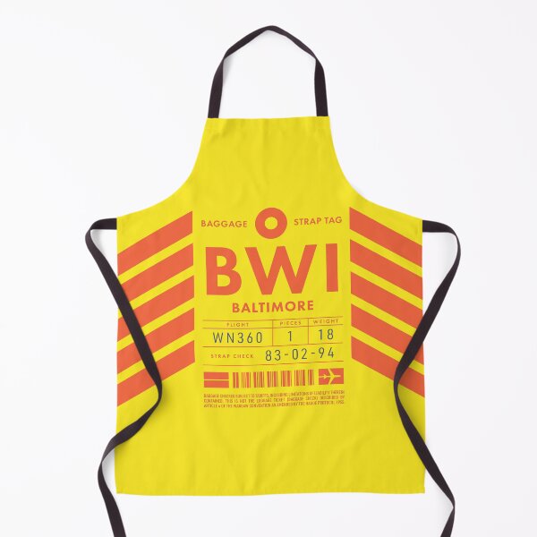 Item preview, Luggage Tag D - BWI Baltimore USA designed and sold by VoodooCircus.