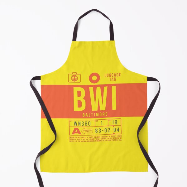 Item preview, Luggage Tag B - BWI Baltimore USA designed and sold by VoodooCircus.