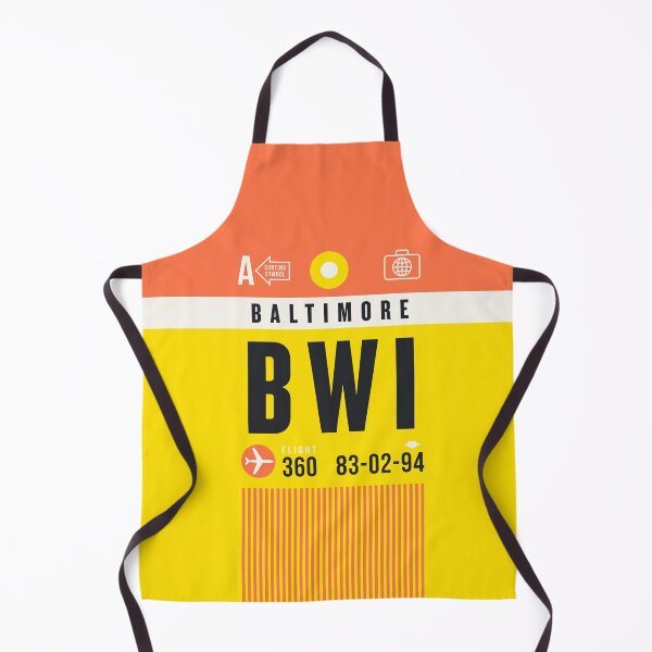 Item preview, Luggage Tag A - BWI Baltimore USA designed and sold by VoodooCircus.