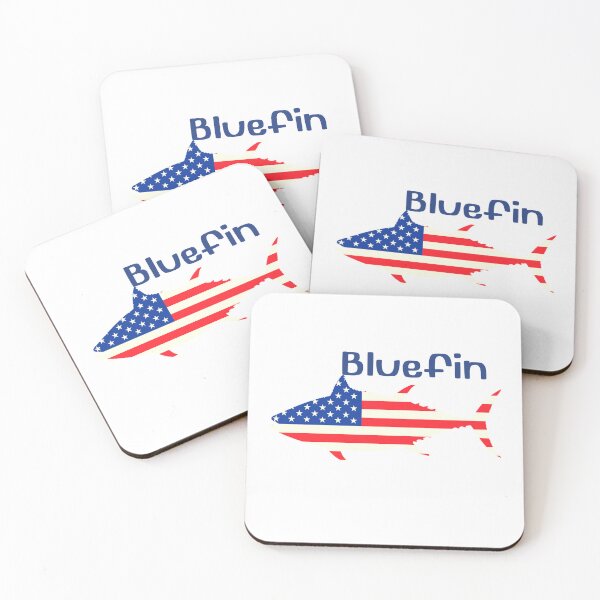 Item preview, Bluefin Tuna Fish American Flag Sticker designed and sold by Shifa19.