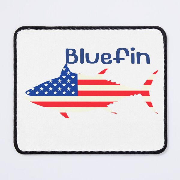 Item preview, Bluefin Tuna Fish American Flag Sticker designed and sold by Shifa19.