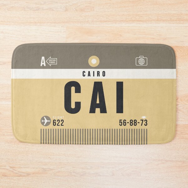 Item preview, Luggage Tag A - CAI Cairo Egypt designed and sold by VoodooCircus.
