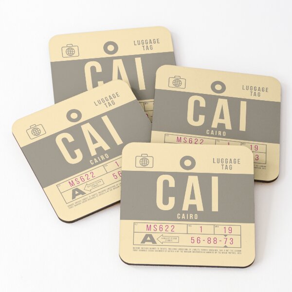 Item preview, Luggage Tag B - CAI Cairo Egypt designed and sold by VoodooCircus.