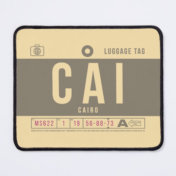 Item preview, Luggage Tag B - CAI Cairo Egypt designed and sold by VoodooCircus.