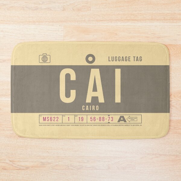 Item preview, Luggage Tag B - CAI Cairo Egypt designed and sold by VoodooCircus.