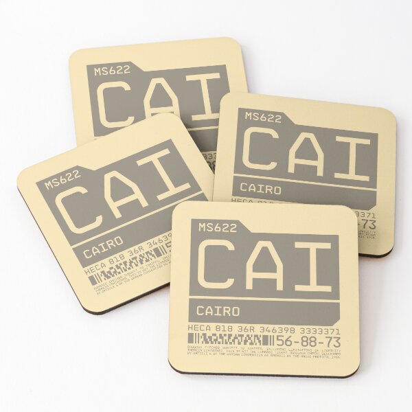 Item preview, Luggage Tag C - CAI Cairo Egypt designed and sold by VoodooCircus.