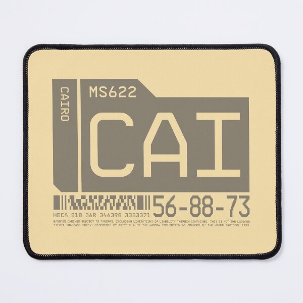 Item preview, Luggage Tag C - CAI Cairo Egypt designed and sold by VoodooCircus.