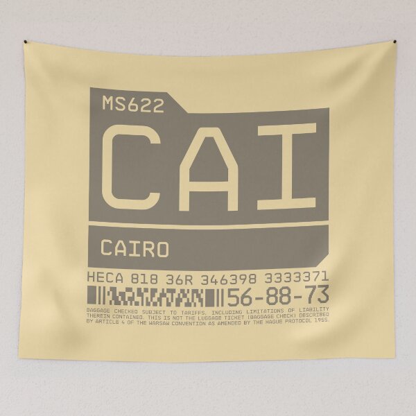 Item preview, Luggage Tag C - CAI Cairo Egypt designed and sold by VoodooCircus.