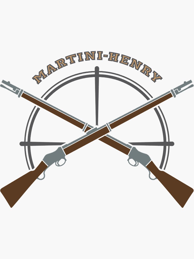 "MartiniHenry British Rifle " Sticker for Sale by RudolphEpley Redbubble