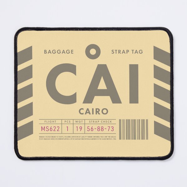 Item preview, Luggage Tag D - CAI Cairo Egypt designed and sold by VoodooCircus.