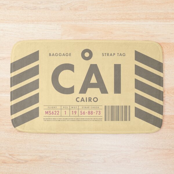 Item preview, Luggage Tag D - CAI Cairo Egypt designed and sold by VoodooCircus.
