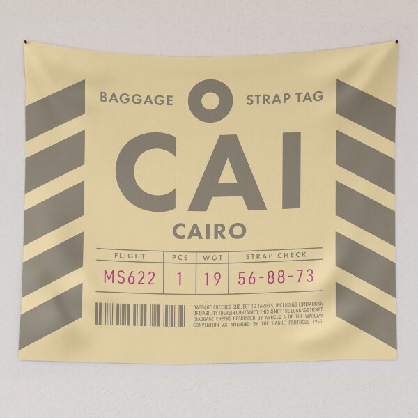 Item preview, Luggage Tag D - CAI Cairo Egypt designed and sold by VoodooCircus.