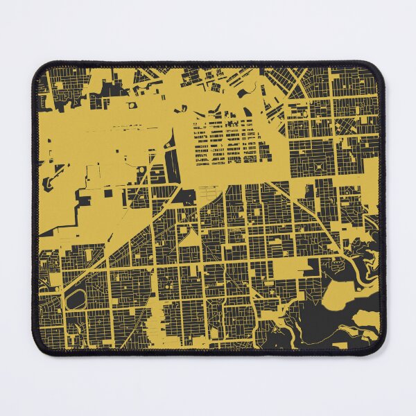 Item preview, Adelaide Map Art Black Gold Australia designed and sold by EpicMaps.