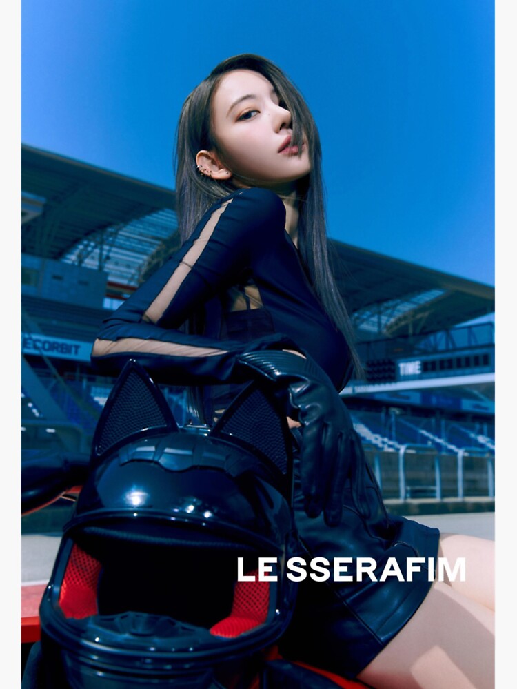 SAKURA LE SSERAFIM FEARLESS Teaser Black Petrol