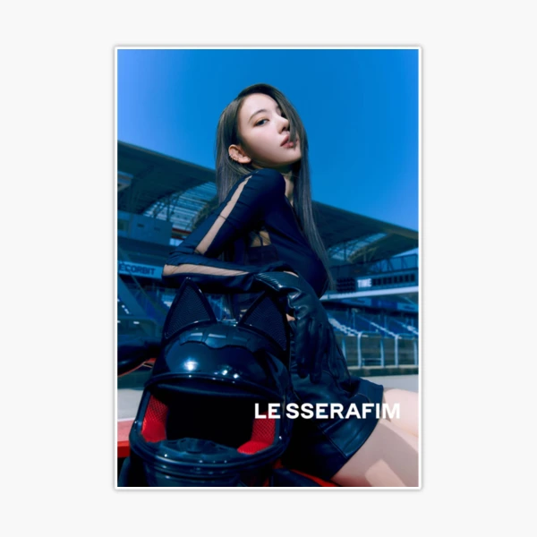 SAKURA LE SSERAFIM FEARLESS Teaser Black Petrol