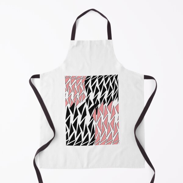 Item preview, Salmon Pink Black Geometric Triangle Pattern designed and sold by JeromeJonguene.