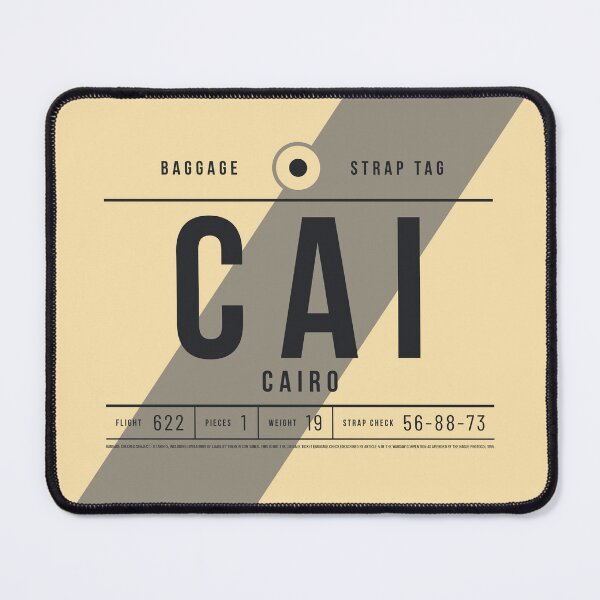 Item preview, Luggage Tag E - CAI Cairo Egypt designed and sold by VoodooCircus.