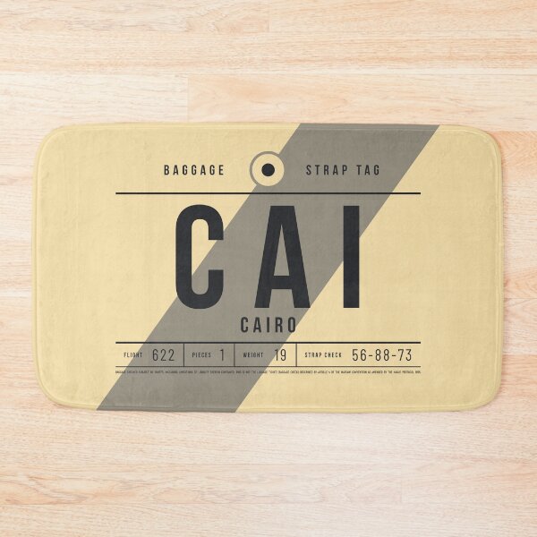 Item preview, Luggage Tag E - CAI Cairo Egypt designed and sold by VoodooCircus.