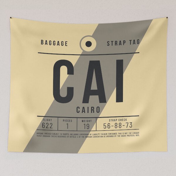 Item preview, Luggage Tag E - CAI Cairo Egypt designed and sold by VoodooCircus.