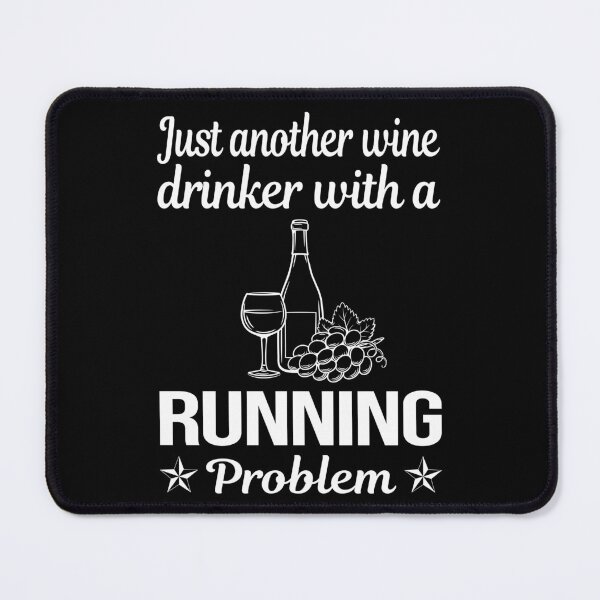Artikelvorschau, Wine Drinker Running Run Runner entworfen und verkauft von zuehloxerxk.