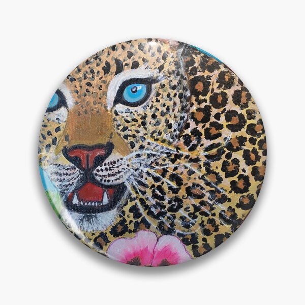 Item preview, Leopard in flowers designed and sold by Rebekah Gavra.