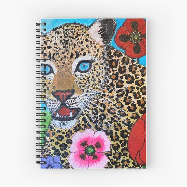 Item preview, Leopard in flowers designed and sold by Rebekah Gavra.