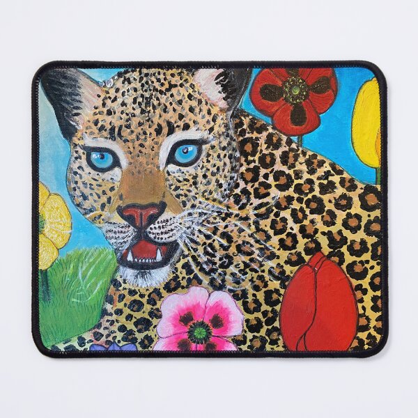 Item preview, Leopard in flowers designed and sold by Rebekah Gavra.