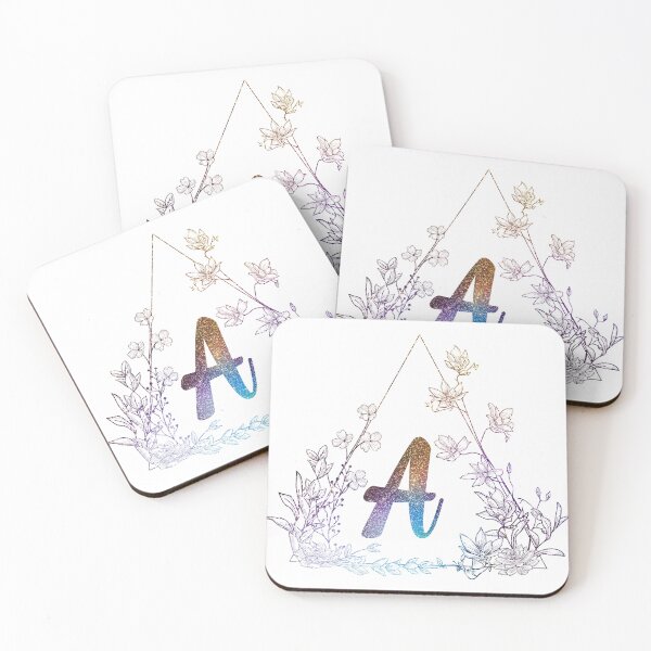 Item preview, Glitter Monogram A designed and sold by ModernStyleBoho.