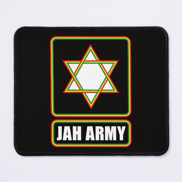 Artikelvorschau, Jah Army Rastafari Rasta Davidstern entworfen und verkauft von designandclouds.