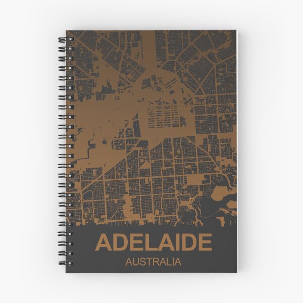 Item preview, Adelaide Map Art coffee color Australia designed and sold by EpicMaps.