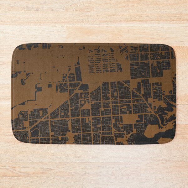 Item preview, Adelaide Map Art coffee color Australia designed and sold by EpicMaps.
