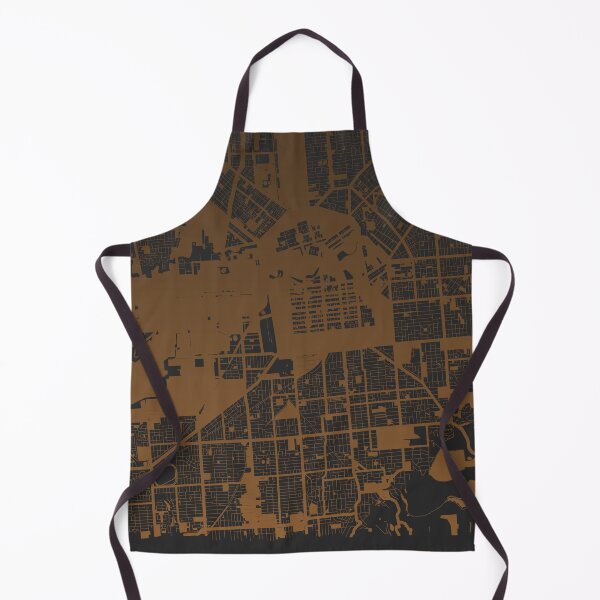 Item preview, Adelaide Map Art coffee color Australia designed and sold by EpicMaps.