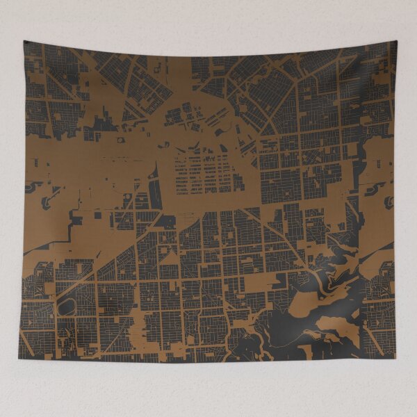 Item preview, Adelaide Map Art coffee color Australia designed and sold by EpicMaps.