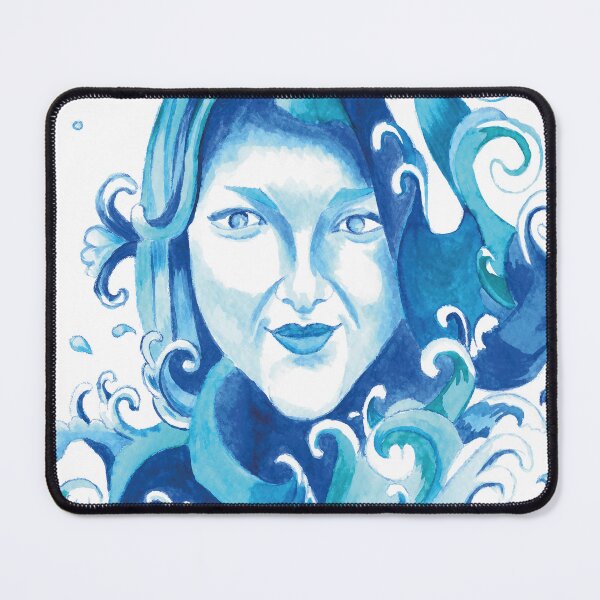 Item preview, Water Nymph Surrounded By Waves designed and sold by JulieSpriddle.