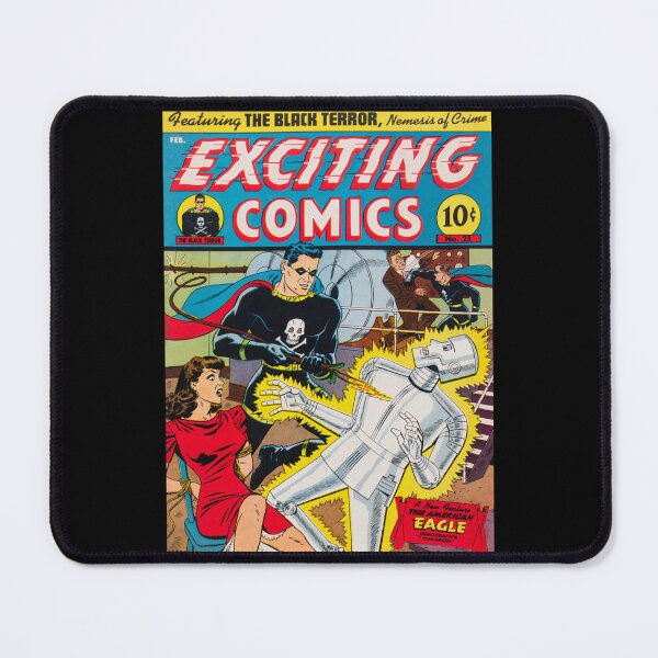 Artikelvorschau, Exciting Comics Robot Cover Sci Fi Vintage Pulp Magazine Pullover Hoodie entworfen und verkauft von cephusveeih.