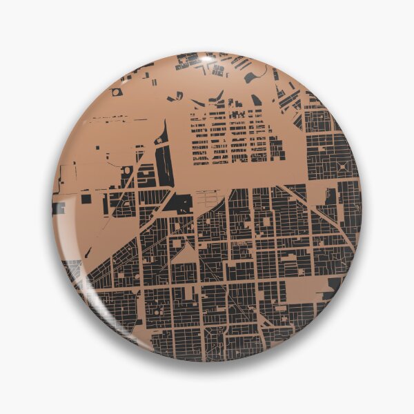 Artikelvorschau, Adelaide Map Art Chocolate color Australia entworfen und verkauft von EpicMaps.