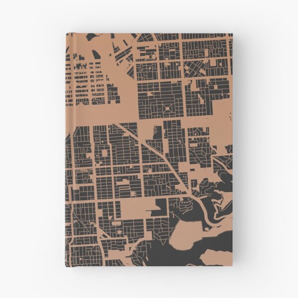 Item preview, Adelaide Map Art Chocolate color Australia designed and sold by EpicMaps.