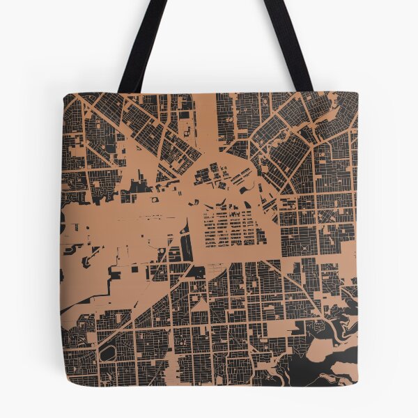 Item preview, Adelaide Map Art Chocolate color Australia designed and sold by EpicMaps.