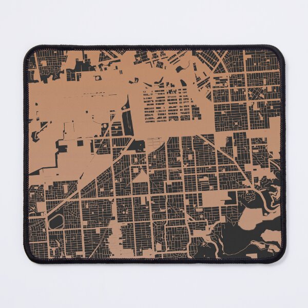 Item preview, Adelaide Map Art Chocolate color Australia designed and sold by EpicMaps.